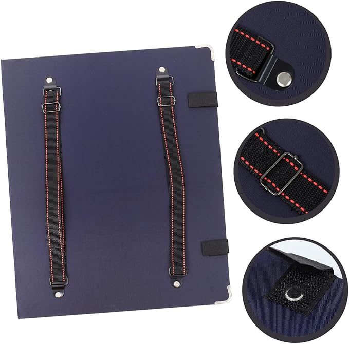 Portable Drawing Board with Shoulder Straps – A3 Size Artist Sketch Clipboard with Metal Reinforced Corners
