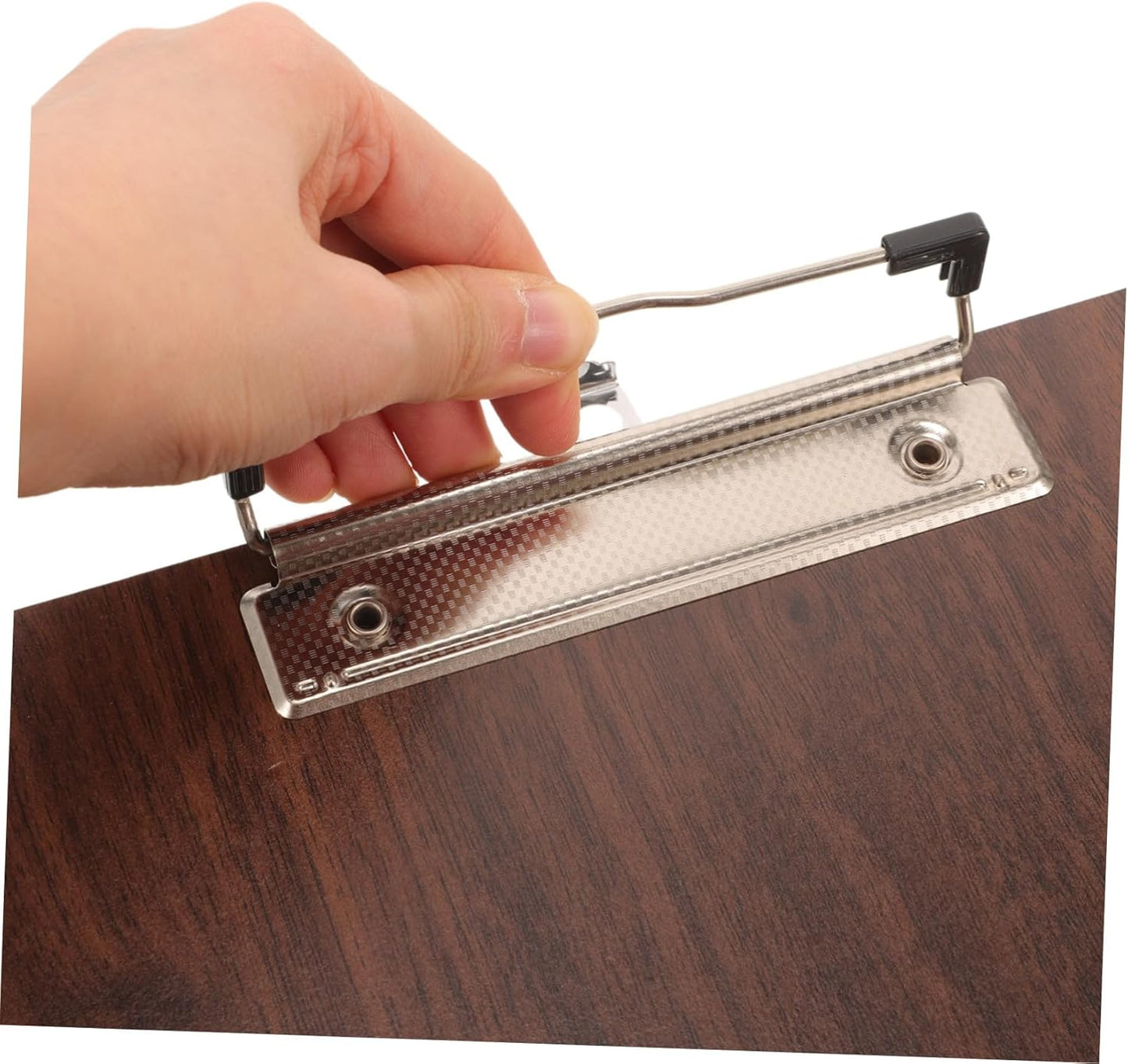 A4 Wooden Grain Clipboard – Hardboard Writing Drawing Pad with Metal Clip – 12.38" x 8.84"