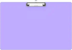 Extra Large Plastic Clipboard – 17×11.49 Inches – Fits A3, Legal & Letter Size – Durable Writing Board with Strong Metal Clip