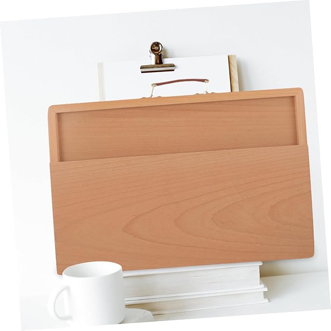 Large Wooden Clipboard with Handle – A3 Writing & Sketch Board – Portable MDF Drawing Pad with Metal Clip (14.4×20.2in)