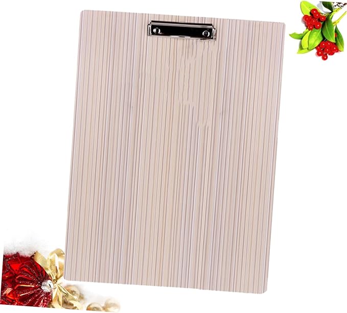 Oversized Vertical Wooden Clipboard – 18.89" × 14.17" Drawing Board with Heavy-Duty Metal Clip – Ideal for A3 & Larger Papers
