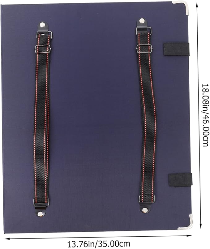 Portable Drawing Board with Shoulder Straps – A3 Size Artist Sketch Clipboard with Metal Reinforced Corners