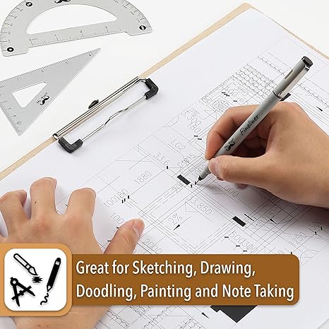 Portable Wooden Drawing Board – A3 Sketch Clipboard with Metal Clip (11.5" × 17")